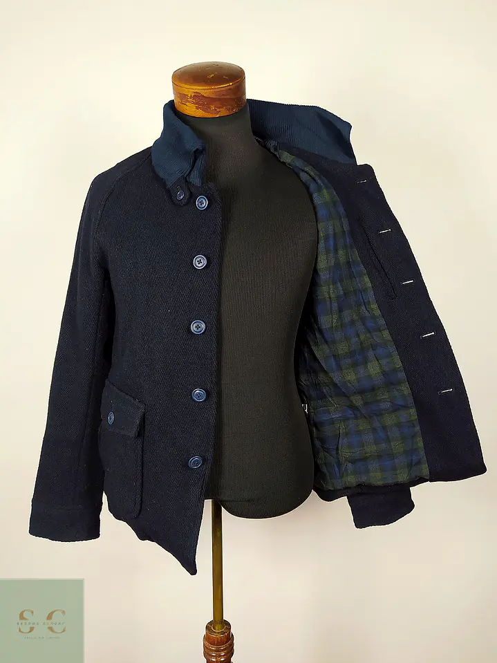 Abrigo Japonés Ciao Panic Lana Premium Azul TALLA XS 4