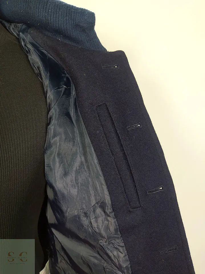 Abrigo Japonés lana azul Talla XS URBAN RESEARCH 7