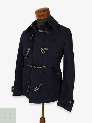 Abrigo Japonés lana montgomery azul Talla XS/S Men´s Melrose
