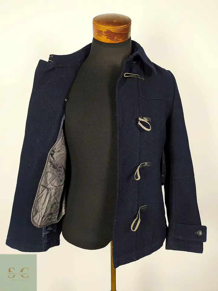 Abrigo Japonés lana montgomery azul Talla XS/S Men´s Melrose 4