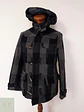 Abrigo Montgomery lana ABX Plomo y Negro Talla S - Miniatura 2