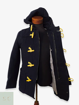 Abrigo montgomery lana premium Harvard Azul Talla XS