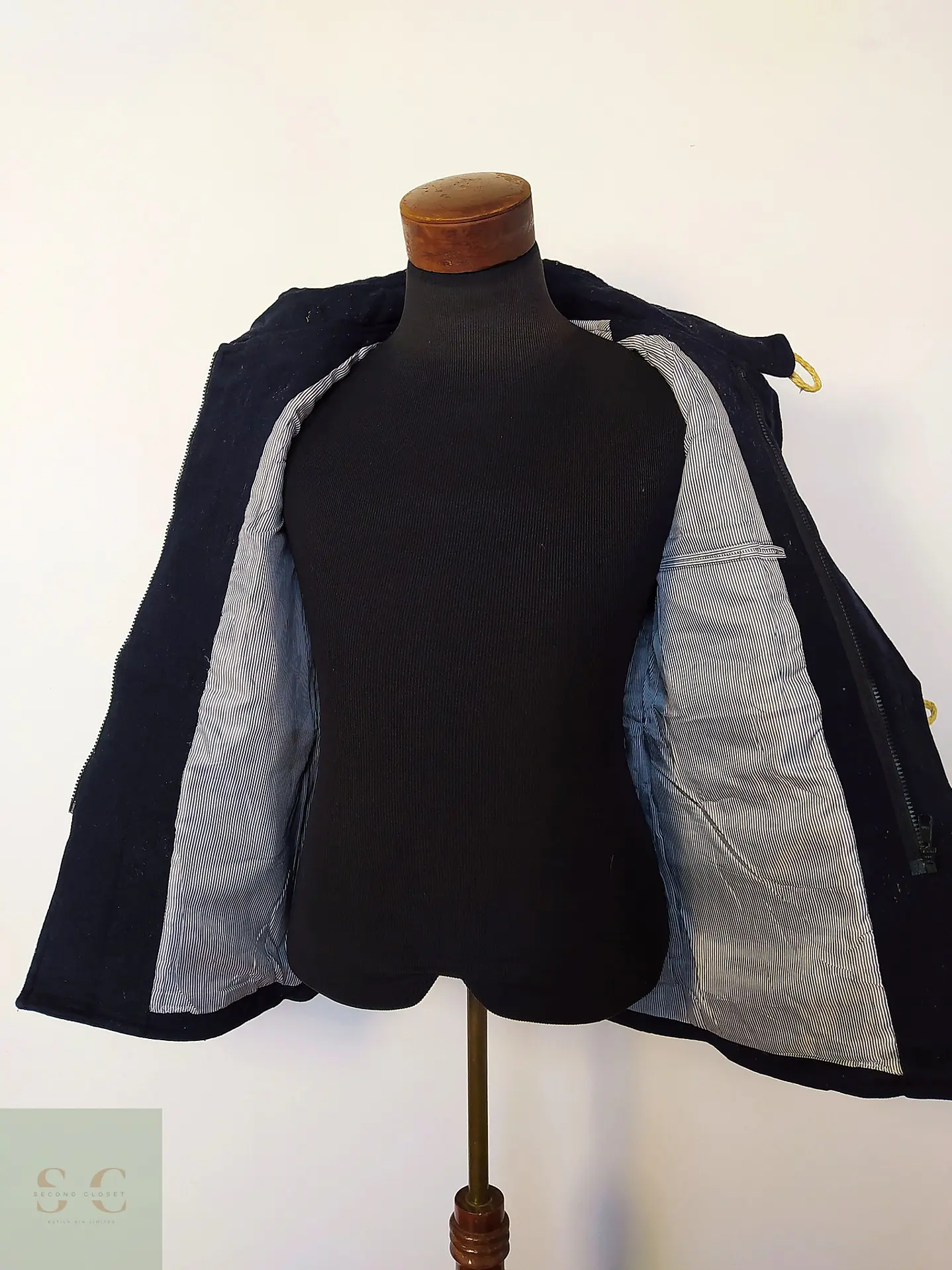 Abrigo montgomery lana premium Harvard Azul Talla XS 7