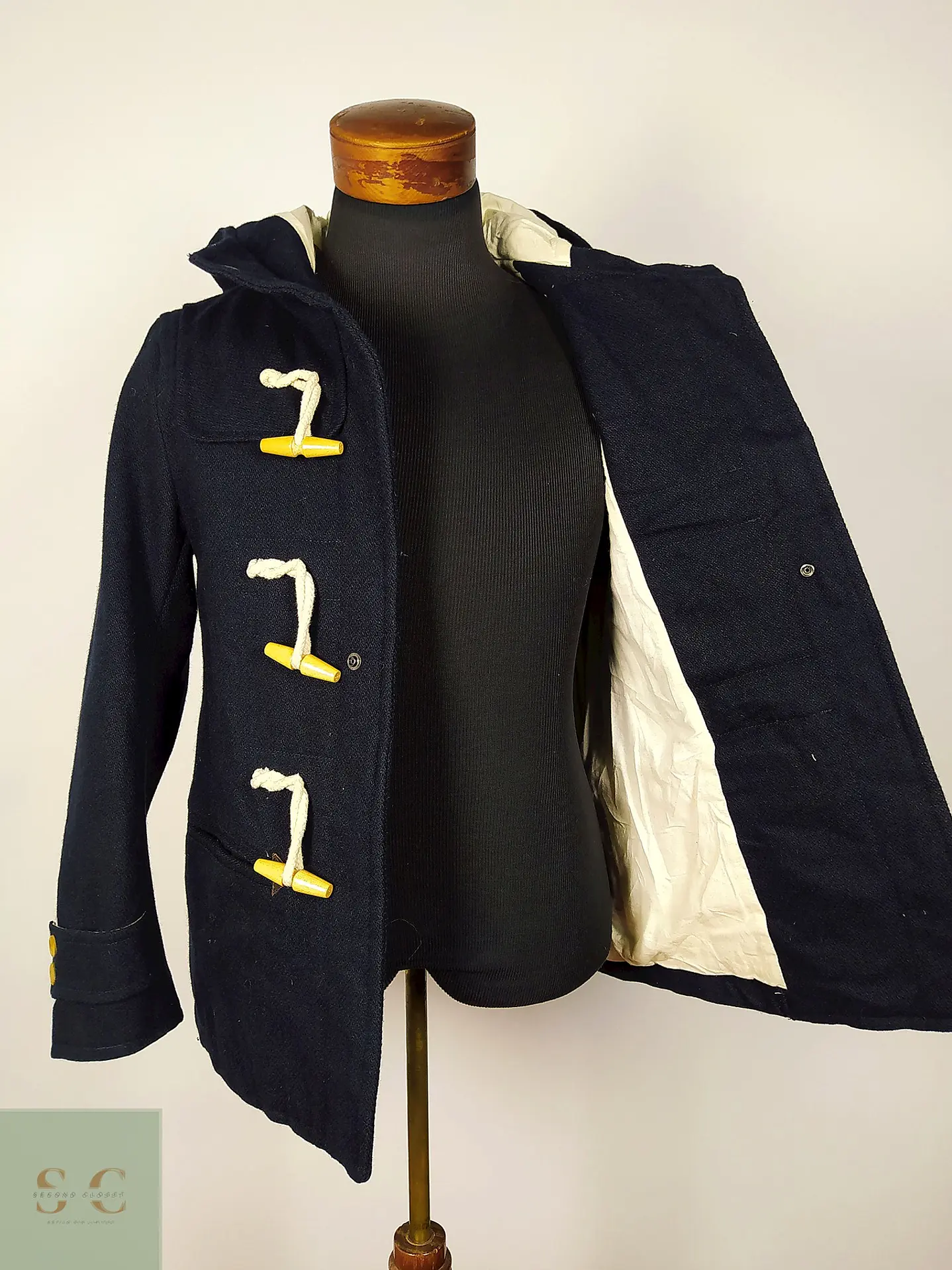 Abrigo Japonés Montgomery lana premium Azul Talla XS-S TK-Japan 4