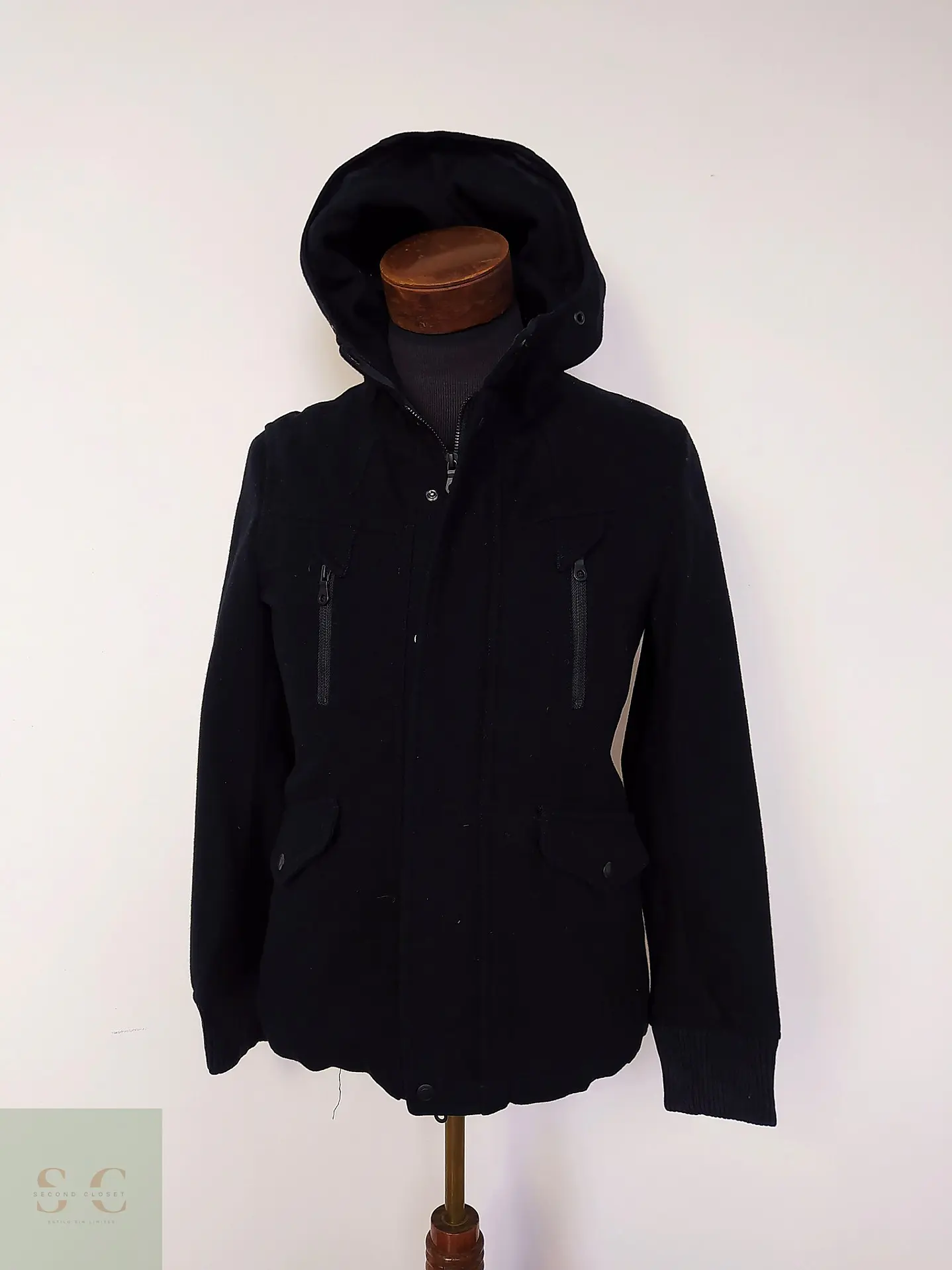 Chaqueta Japonesa Lana y cashmere TK Japan Negro Talla XS 2