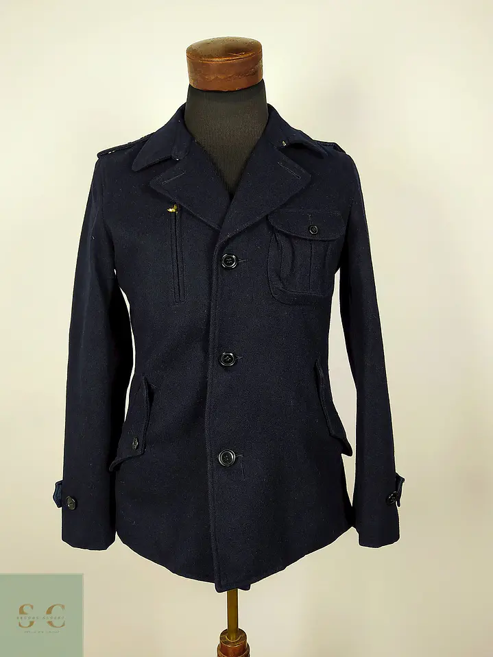 Chaqueta Japonesa Premium Simplicity 100% Lana Azul – TALLA XS 2