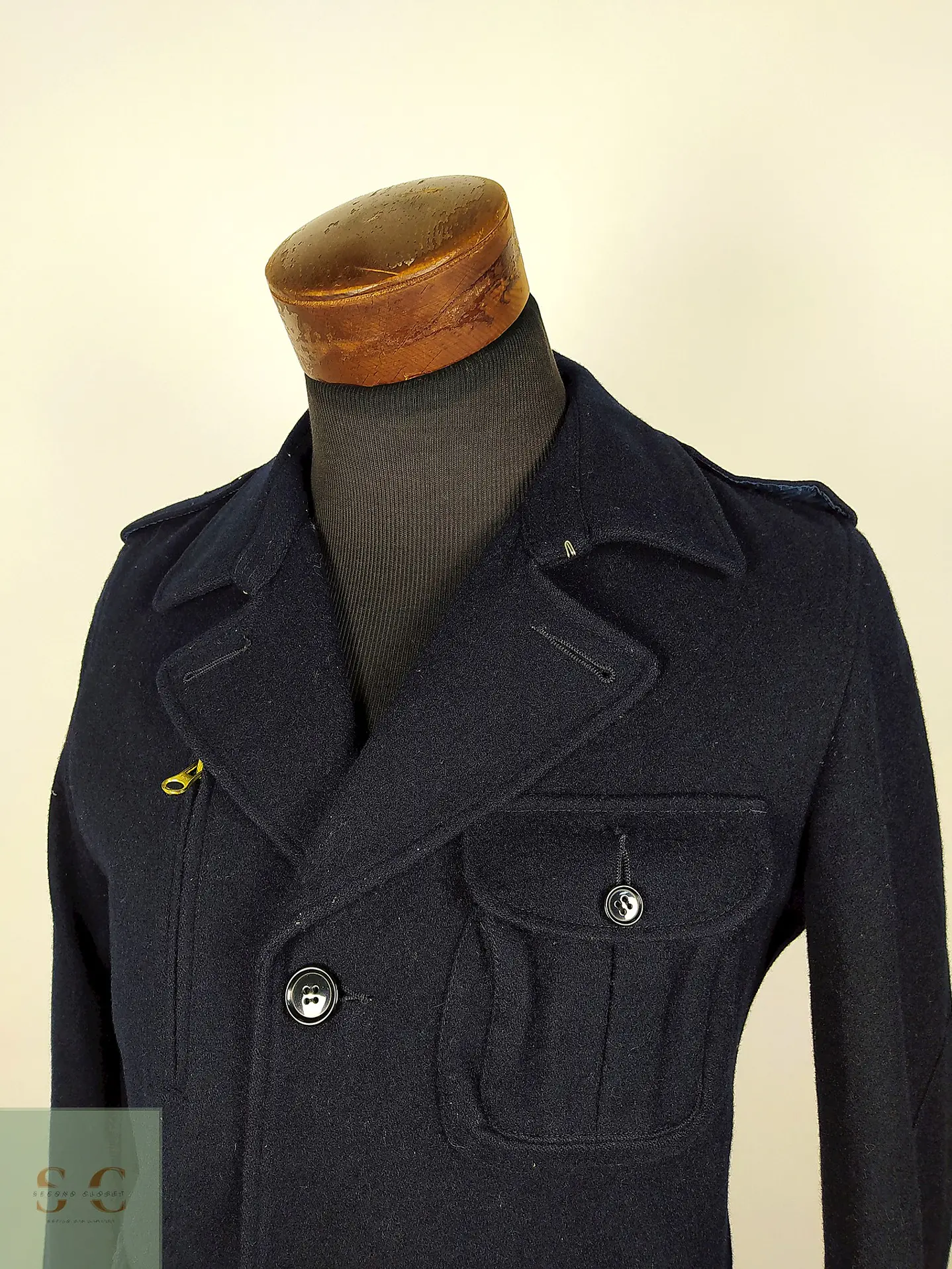 Chaqueta Japonesa Premium Simplicity 100% Lana Azul – TALLA XS 4