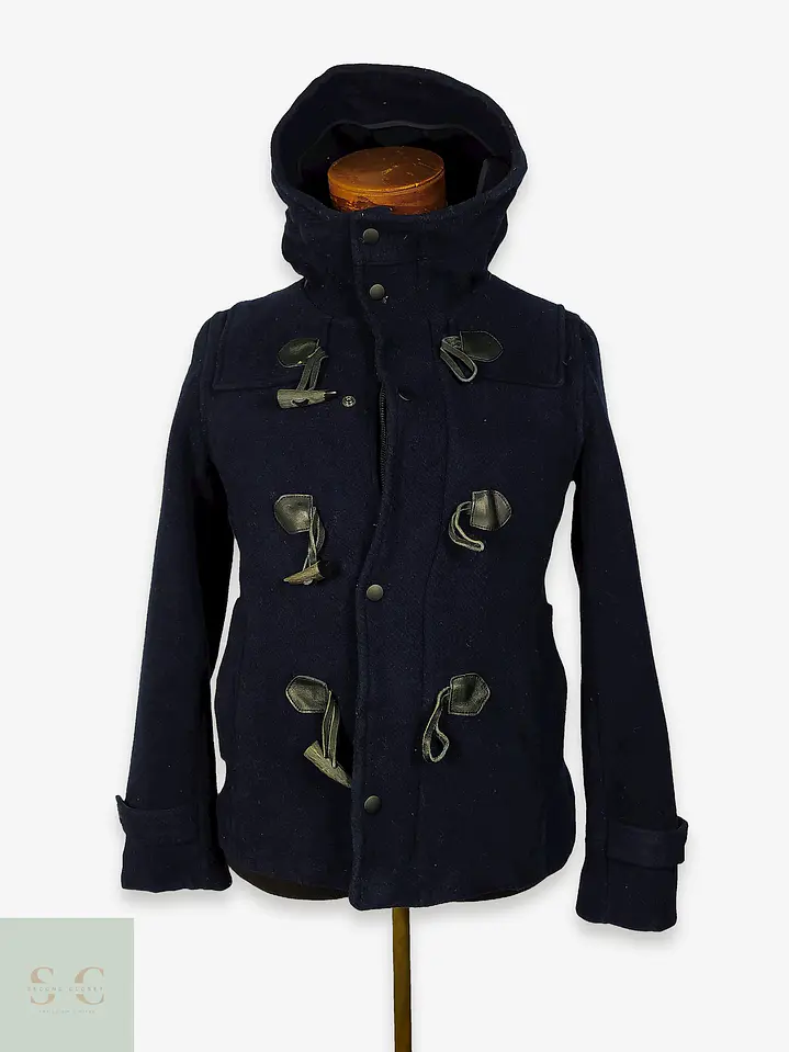 Abrigo Japonés Montgomery lana premium Azul TALLA XS Haré  1