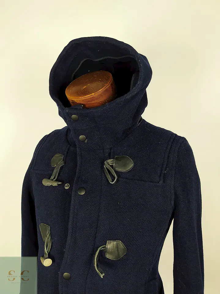 Abrigo Japonés Montgomery lana premium Azul TALLA XS Haré  4