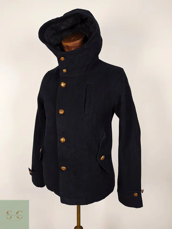 Abrigo Japonés lana premium negro Talla XS RAGEBLUE 2