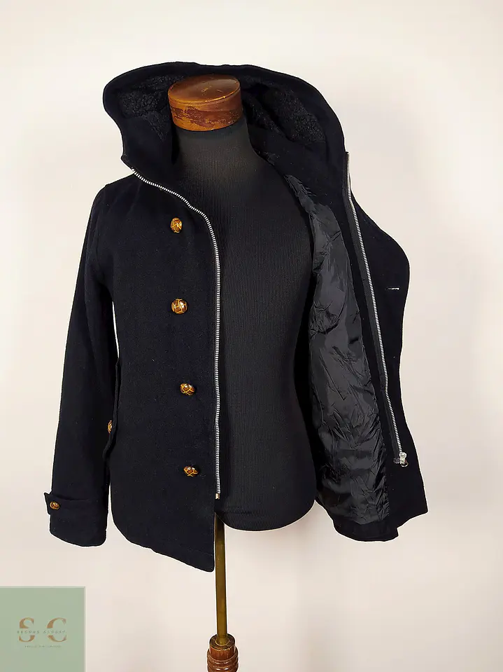 Abrigo Japonés lana premium negro Talla XS RAGEBLUE 4