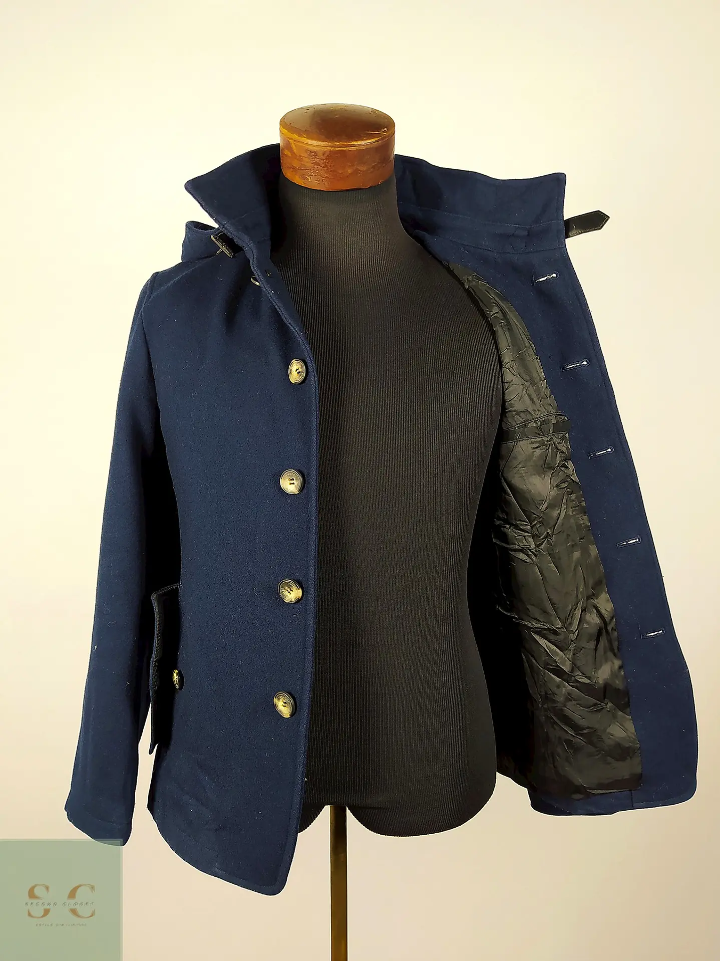 Abrigo Japonés lana Journal Standard Azul Premium – TALLA XS 3