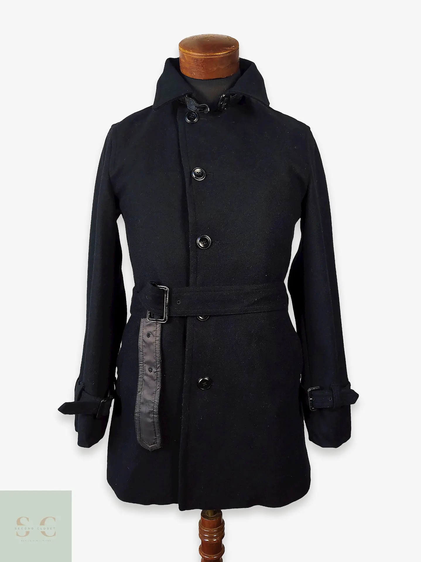 Abrigo Japonés ABAHOUSE 90% Lana TALLA SM 2