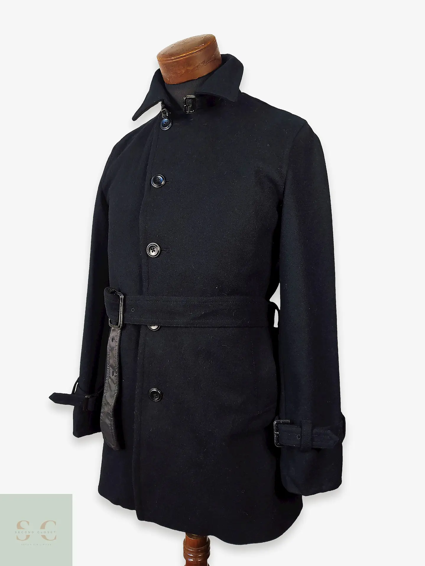 Abrigo Japonés ABAHOUSE 90% Lana TALLA SM 3