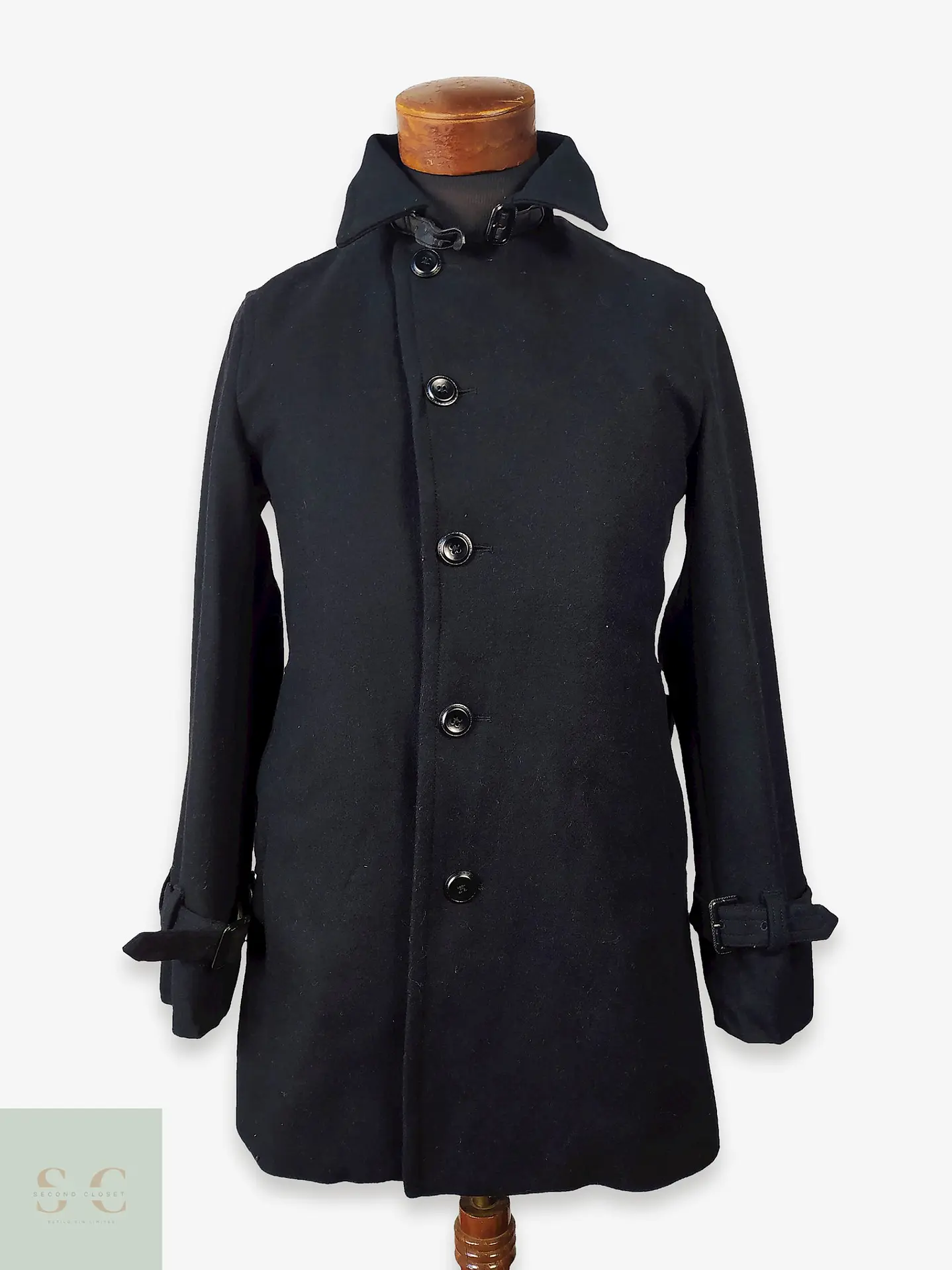 Abrigo Japonés ABAHOUSE 90% Lana TALLA SM 5