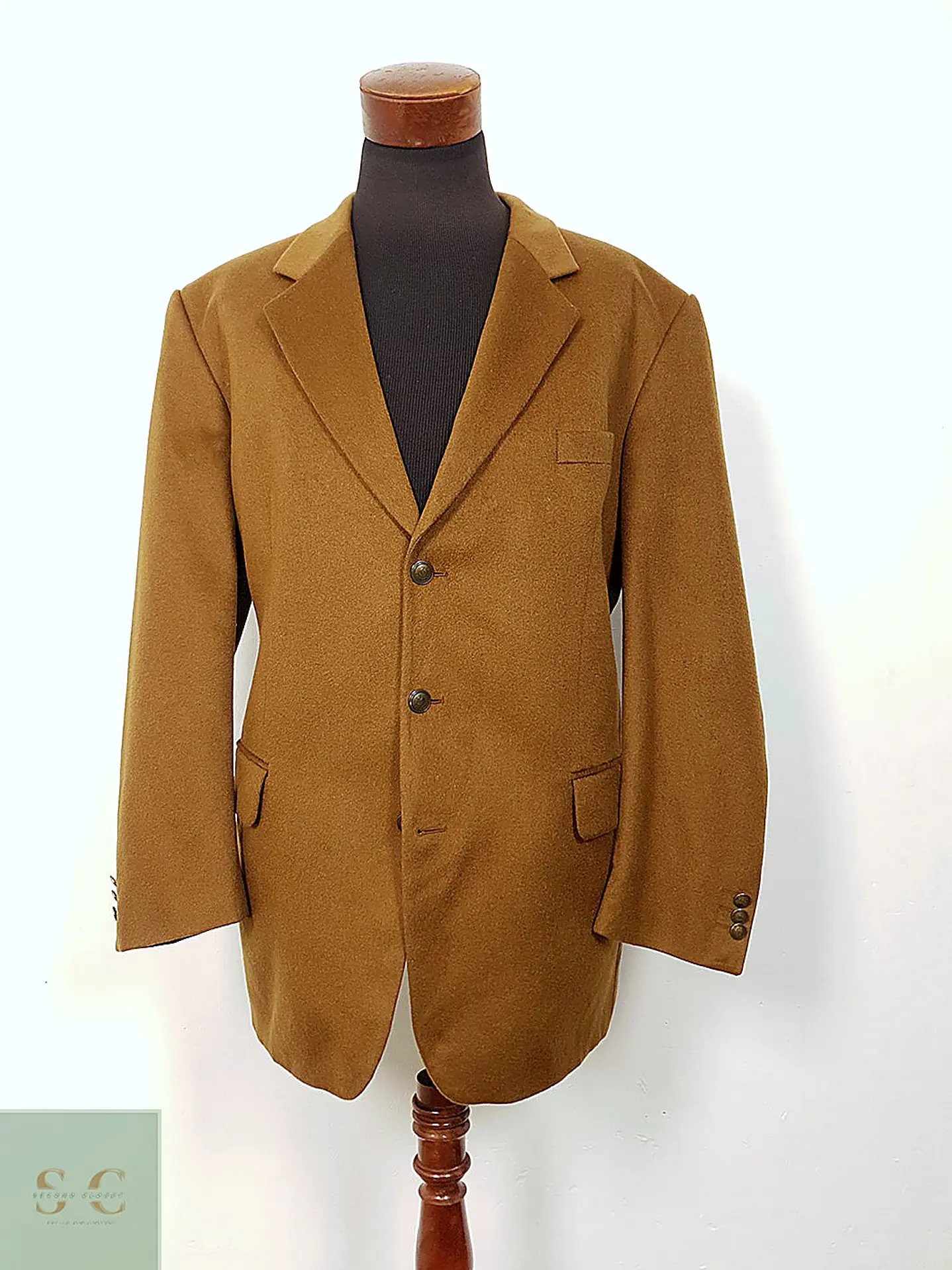 Blazer Paul Smith Camel 100% Cashmere - Talla 2XL 2