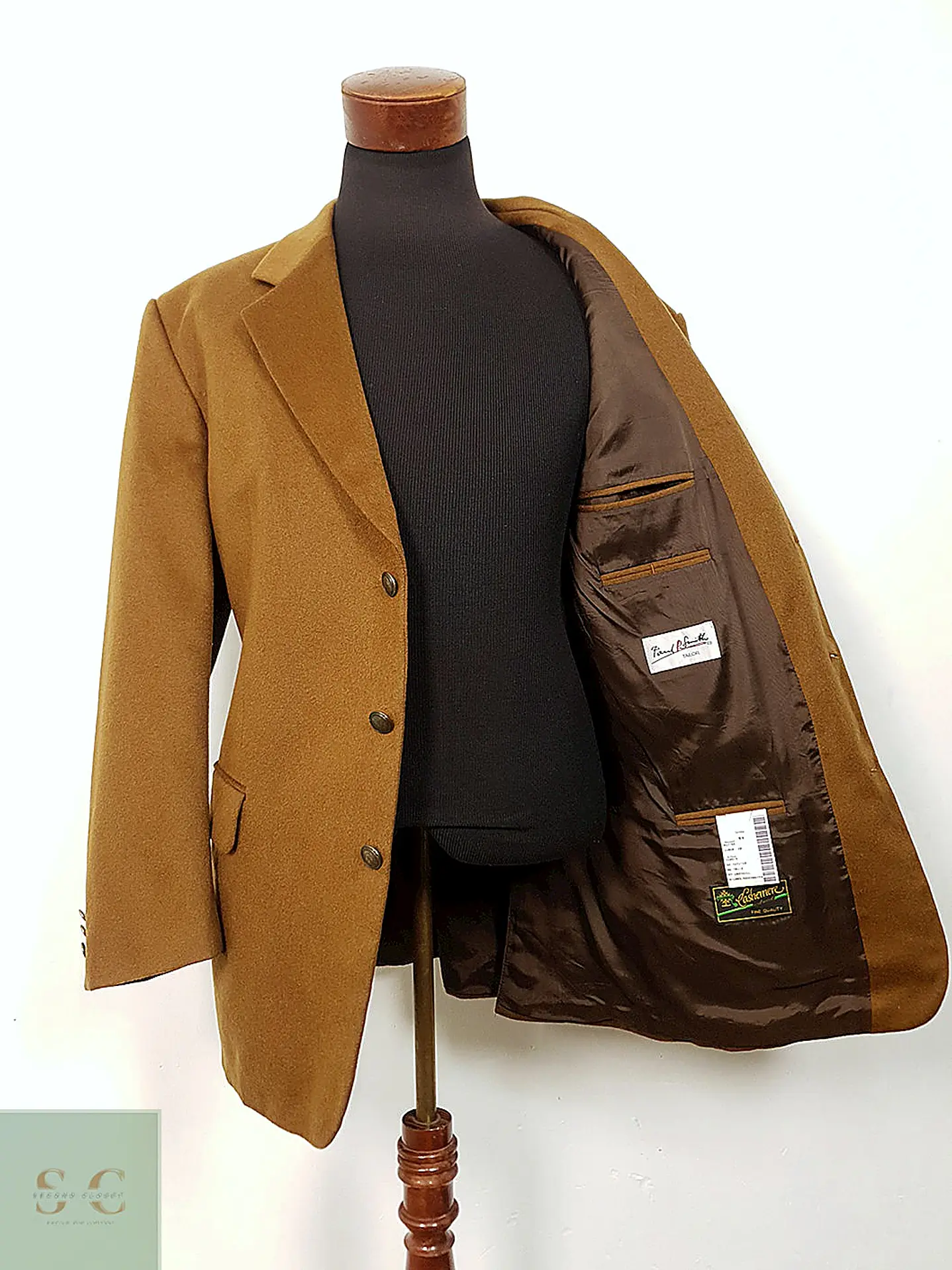 Blazer Paul Smith Camel 100% Cashmere - Talla 2XL 4