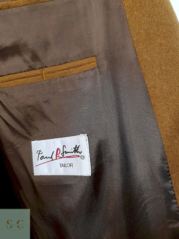 Blazer Paul Smith Camel 100% Cashmere - Talla 2XL 10