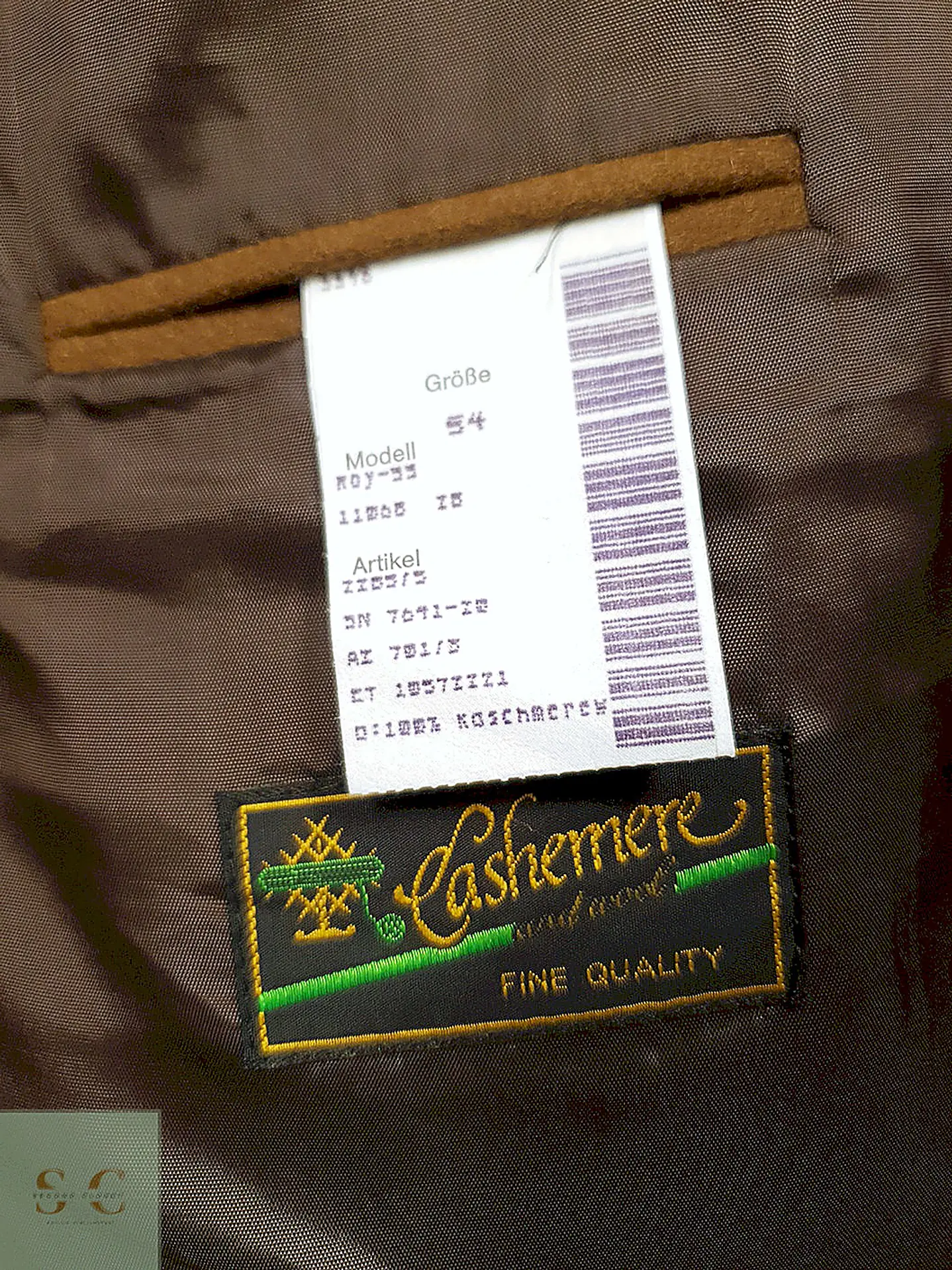 Blazer Paul Smith Camel 100% Cashmere - Talla 2XL 11