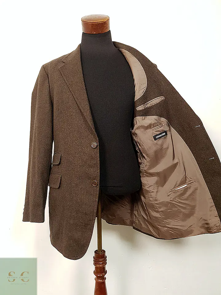 Blazer Commander 100% Cashmere Café – Talla XL 4