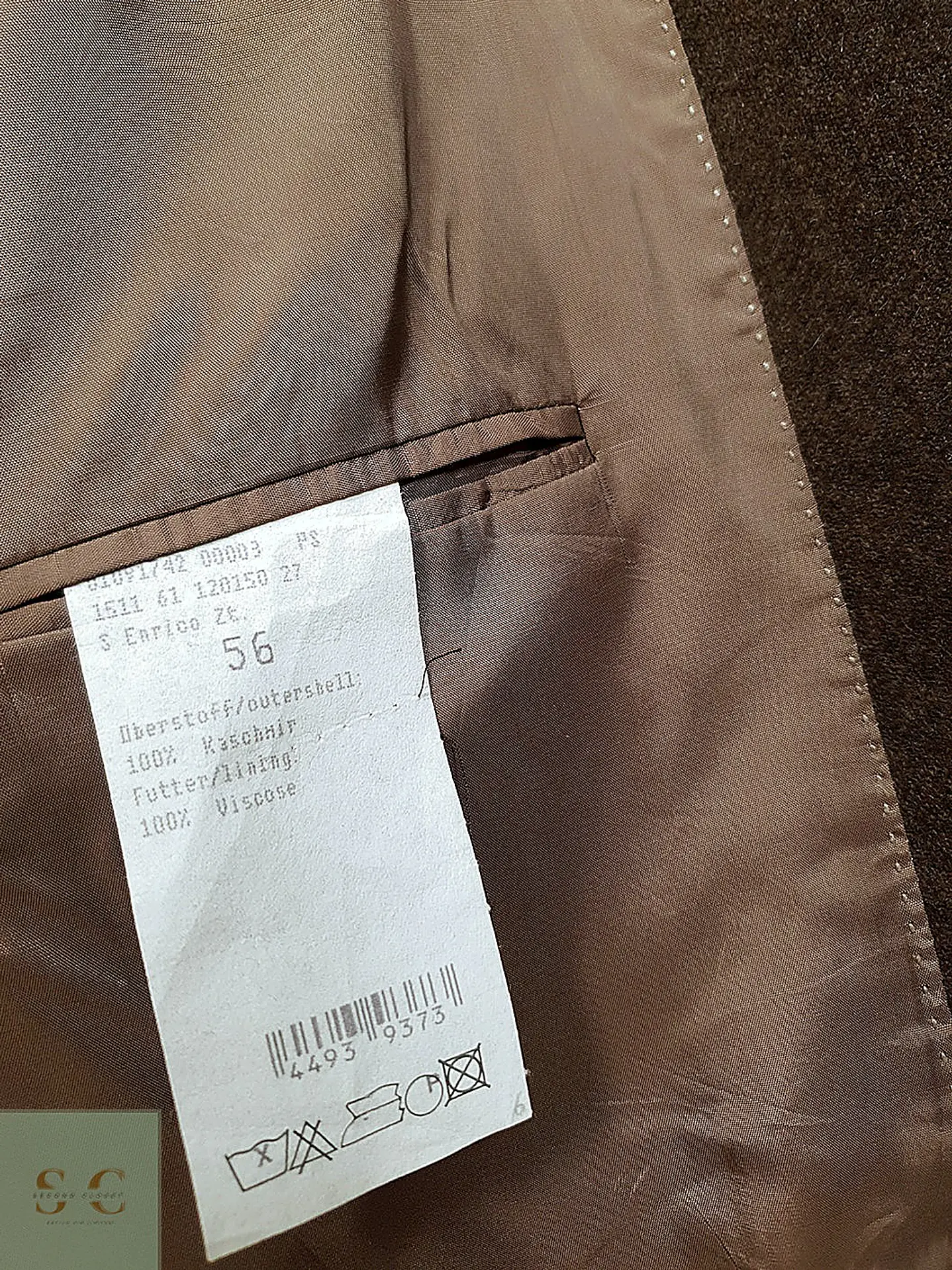 Blazer Commander 100% Cashmere Café – Talla XL 8