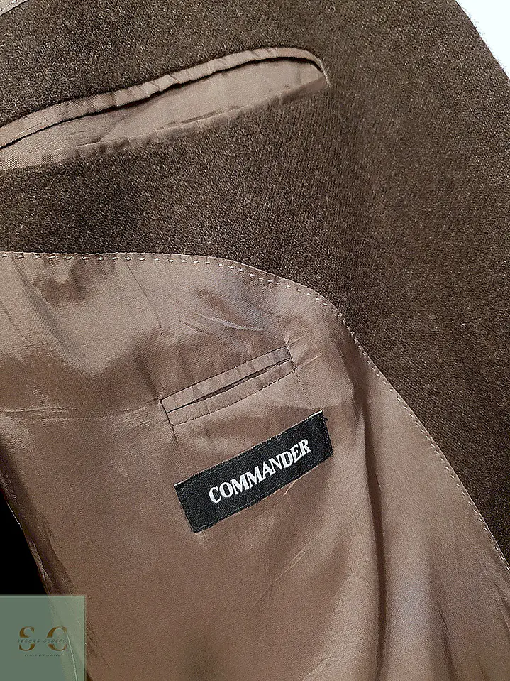 Blazer Commander 100% Cashmere Café – Talla XL 9