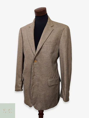 Blazer cashmere y seda hombre Cerruti Italia Café Claro Talla XL 