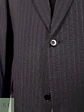 Blazer Canali Negro Raya Diplomática Lana Sastrería Italiana Talla L - Miniatura 4