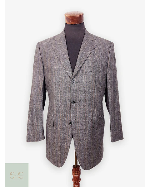 Blazer Sor Plomo 100% Lana Merino Super Fina - Talla L