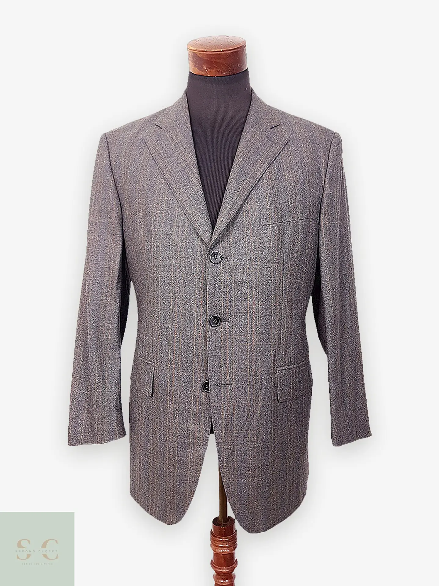 Blazer Sor Plomo 100% Lana Merino Super Fina - Talla L 1