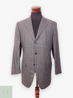 Blazer Sor Plomo 100% Lana Merino Super Fina - Talla L