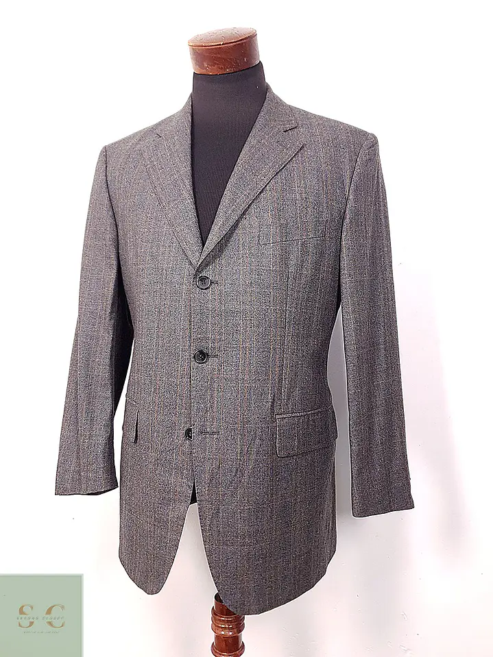 Blazer Sor Plomo 100% Lana Merino Super Fina - Talla L 3