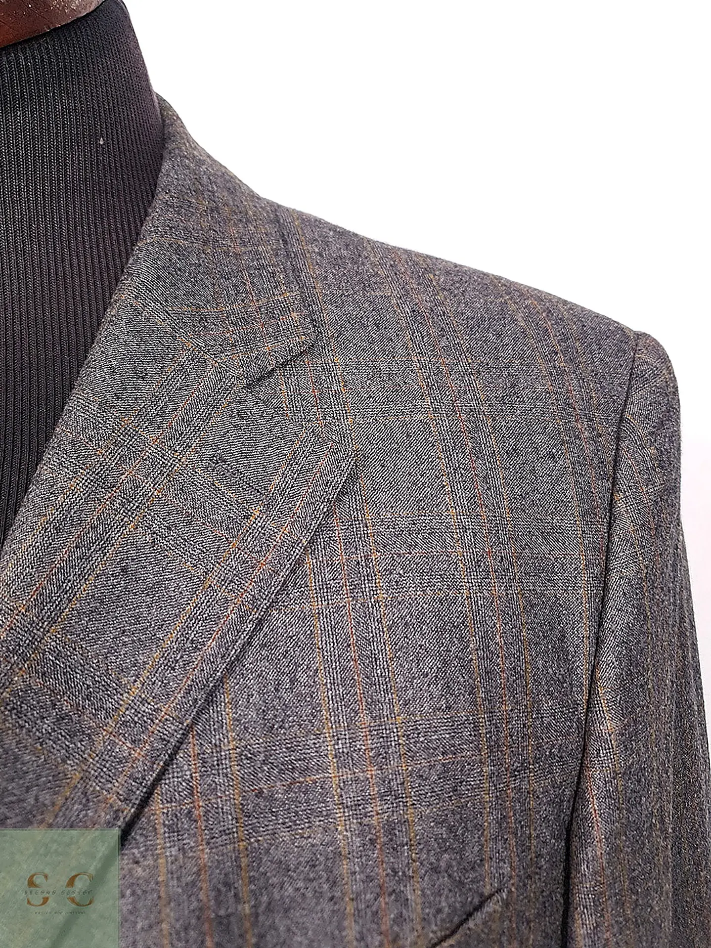 Blazer Sor Plomo 100% Lana Merino Super Fina - Talla L 4