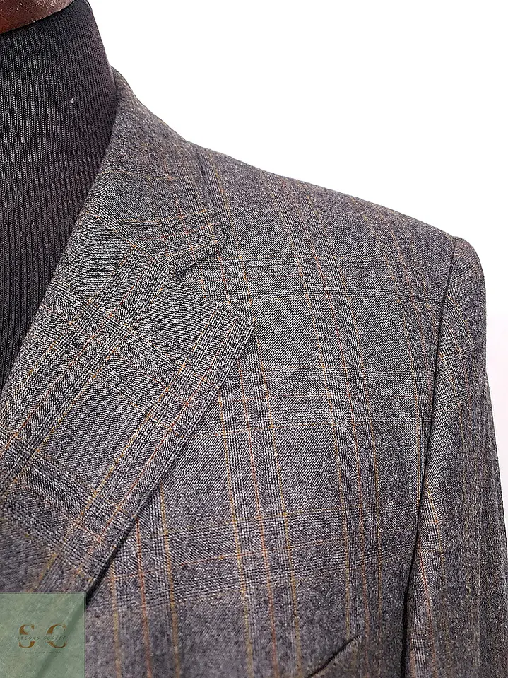 Blazer Sor Plomo 100% Lana Merino Super Fina - Talla L 4