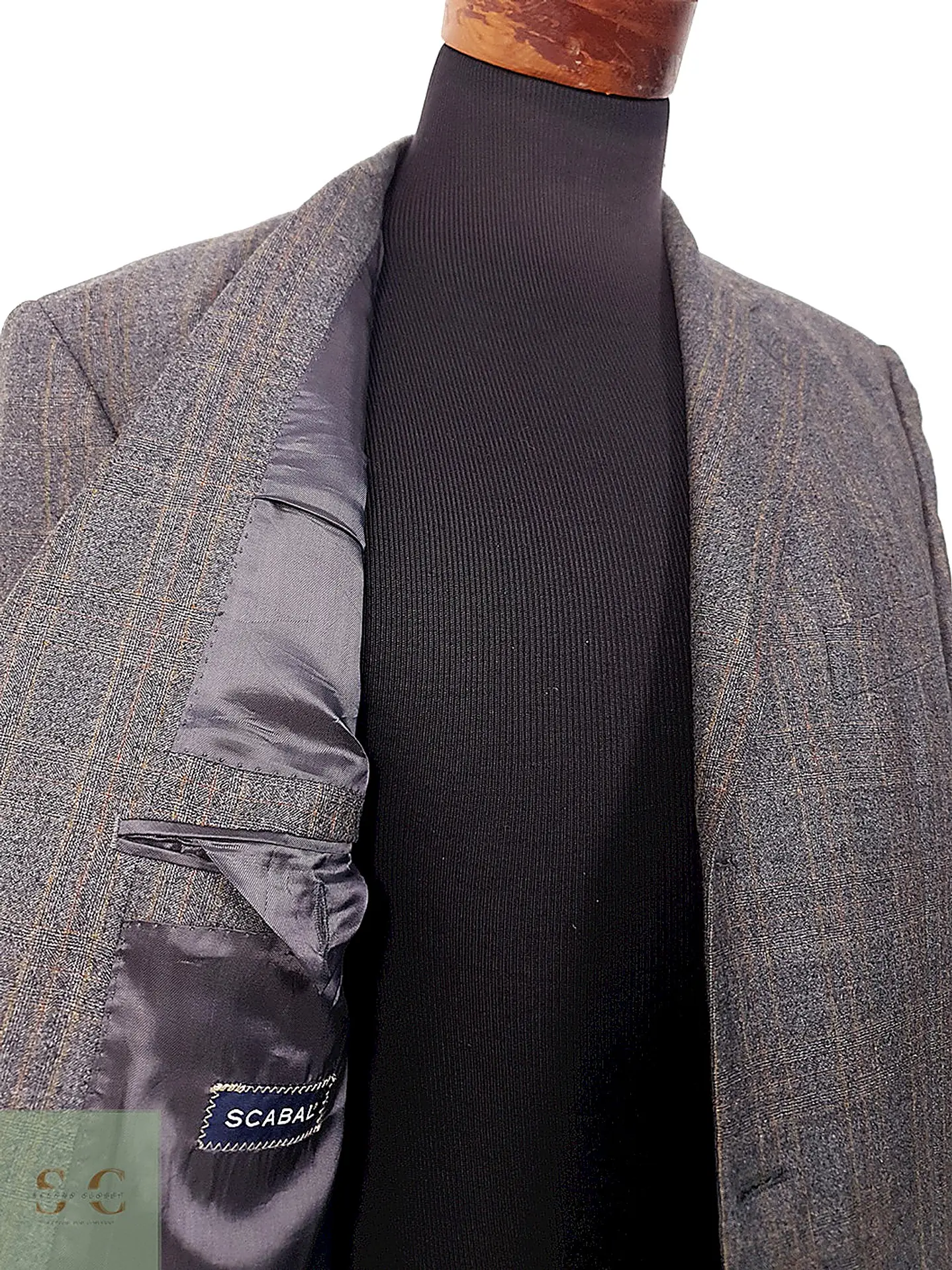 Blazer Sor Plomo 100% Lana Merino Super Fina - Talla L 9