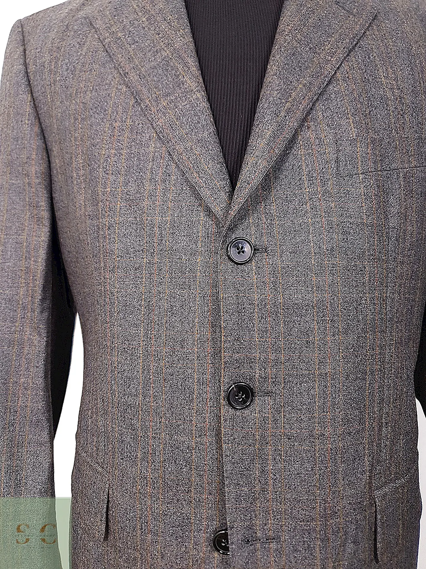 Blazer Sor Plomo 100% Lana Merino Super Fina - Talla L 12