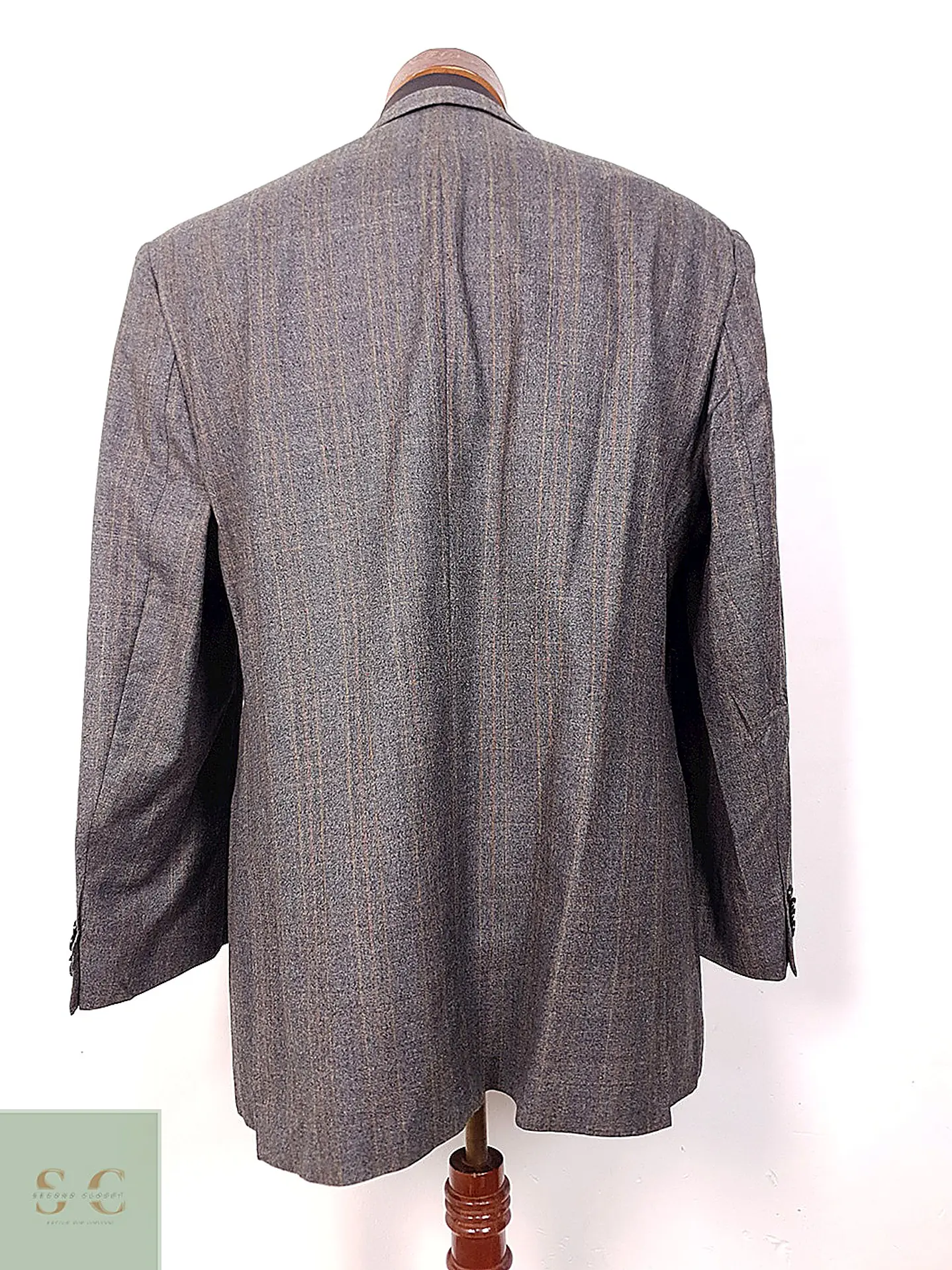 Blazer Sor Plomo 100% Lana Merino Super Fina - Talla L 16