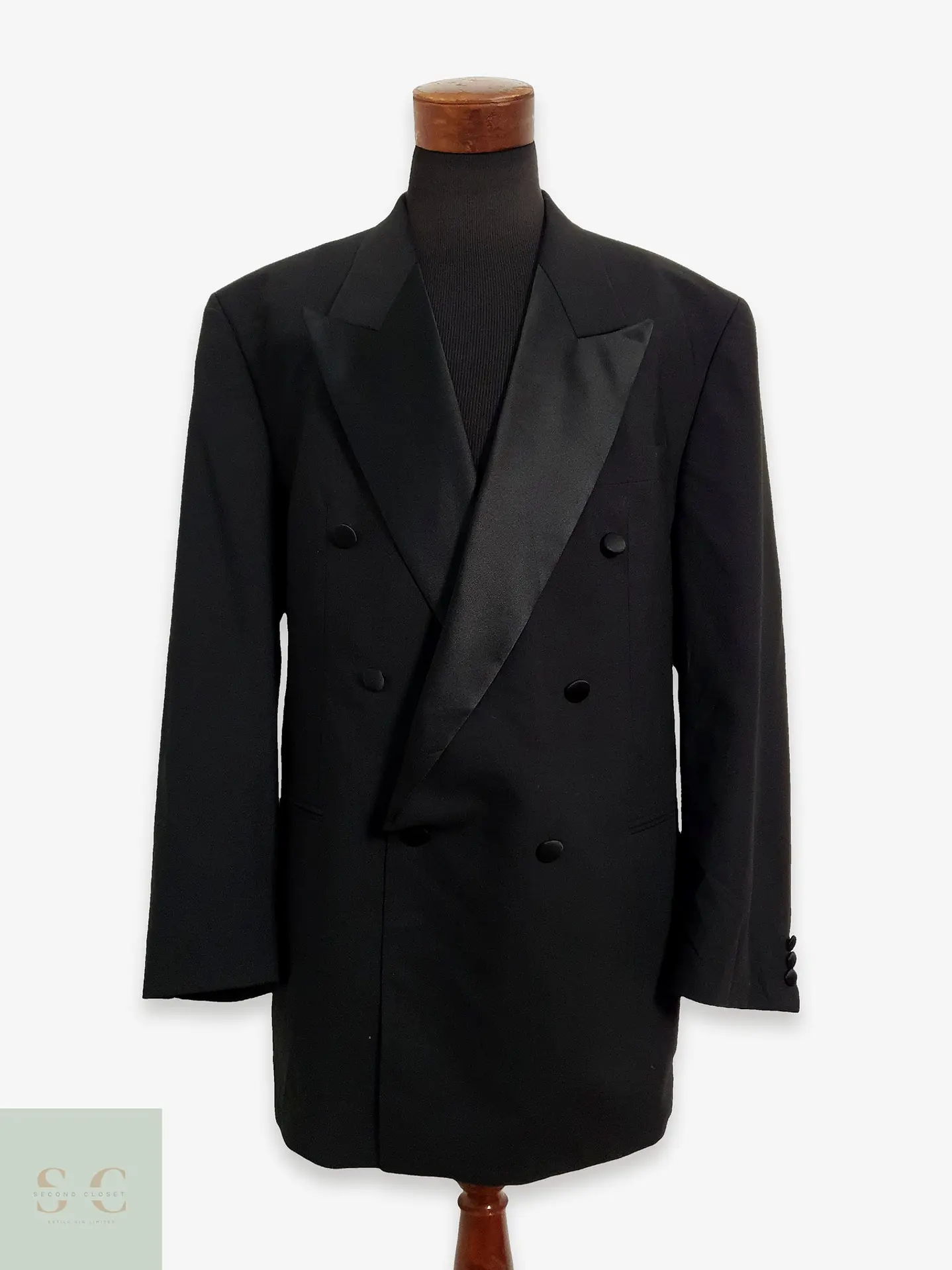 Blazer cruzado Benvenuto 100% lana virgen REDA Talla 2XL 1
