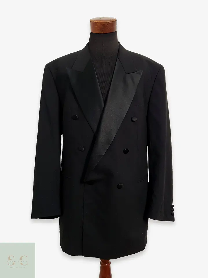 Blazer cruzado Benvenuto 100% lana virgen REDA Talla 2XL 1