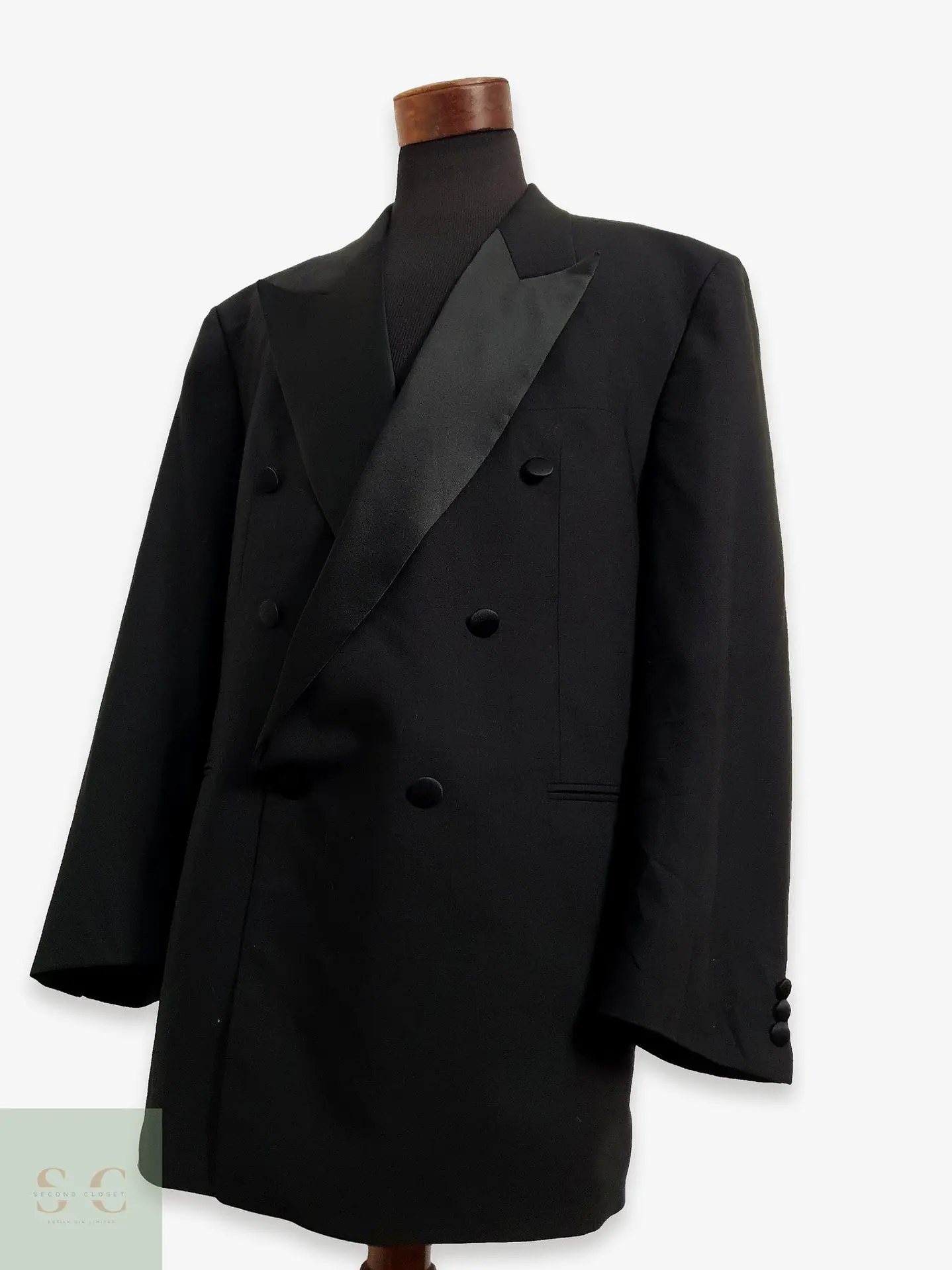 Blazer cruzado Benvenuto 100% lana virgen REDA Talla 2XL 3