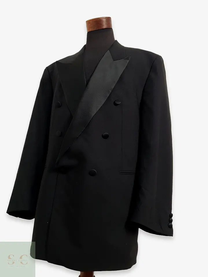Blazer cruzado Benvenuto 100% lana virgen REDA Talla 2XL 3