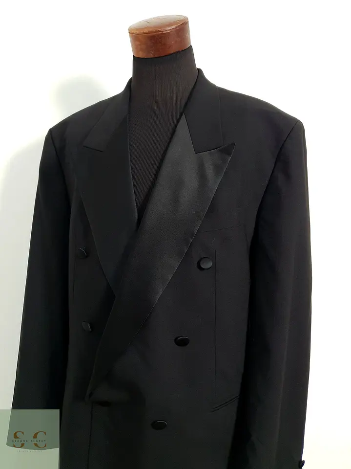 Blazer cruzado Benvenuto 100% lana virgen REDA Talla 2XL 4