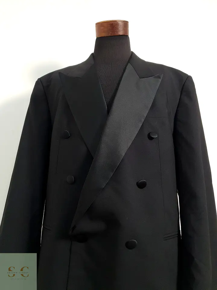 Blazer cruzado Benvenuto 100% lana virgen REDA Talla 2XL 5