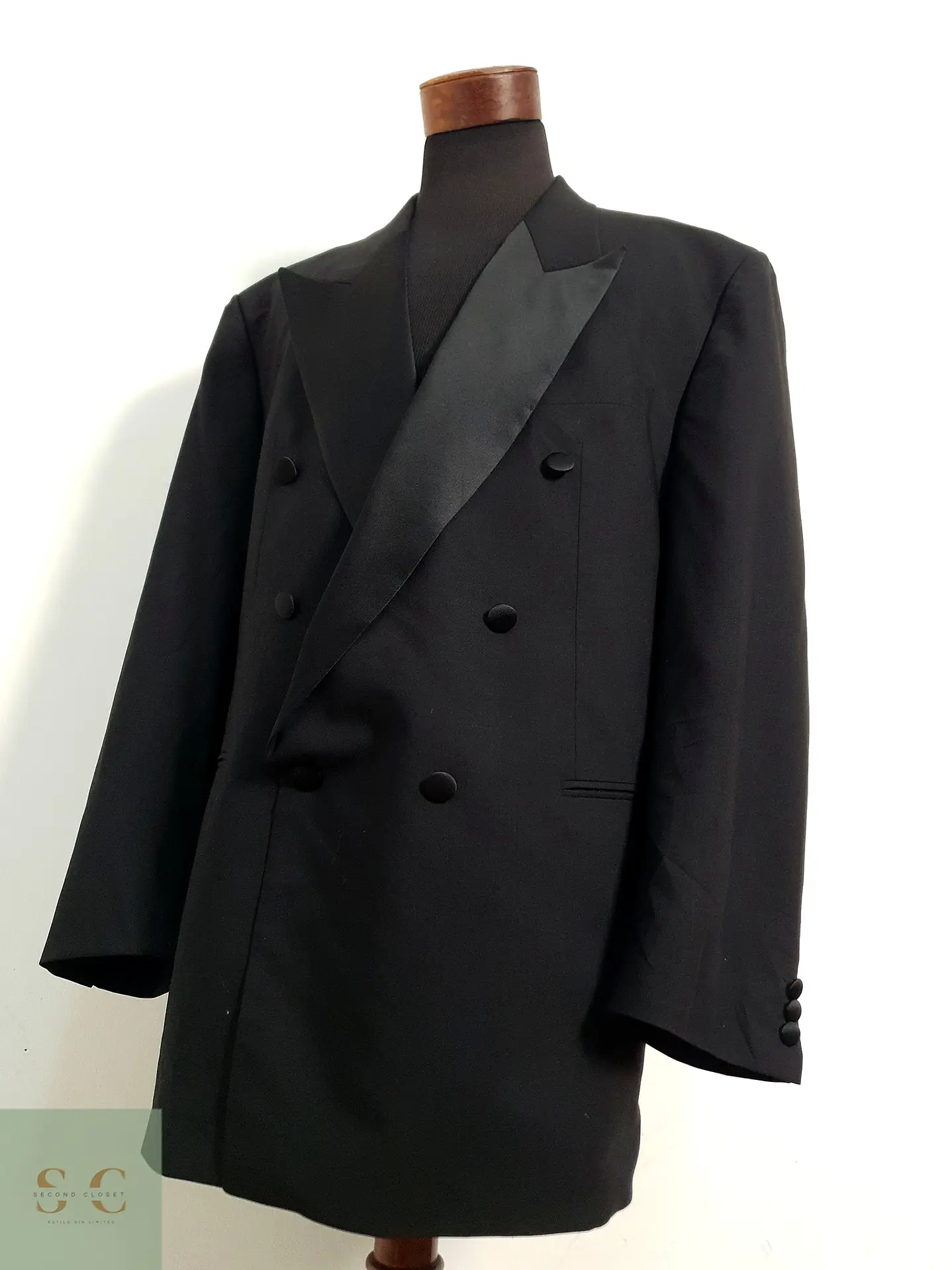 Blazer cruzado Benvenuto 100% lana virgen REDA Talla 2XL 7