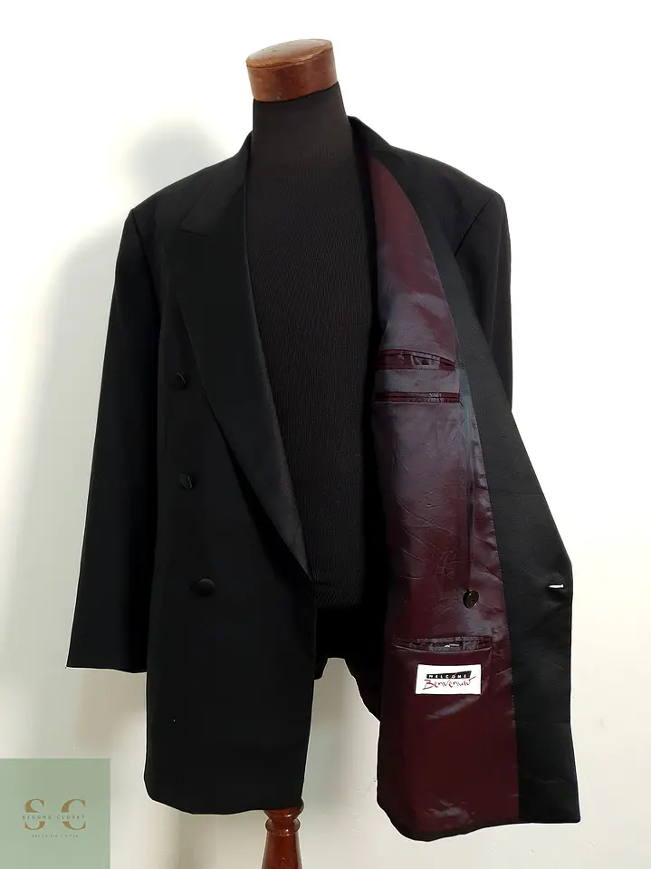 Blazer cruzado Benvenuto 100% lana virgen REDA Talla 2XL 9