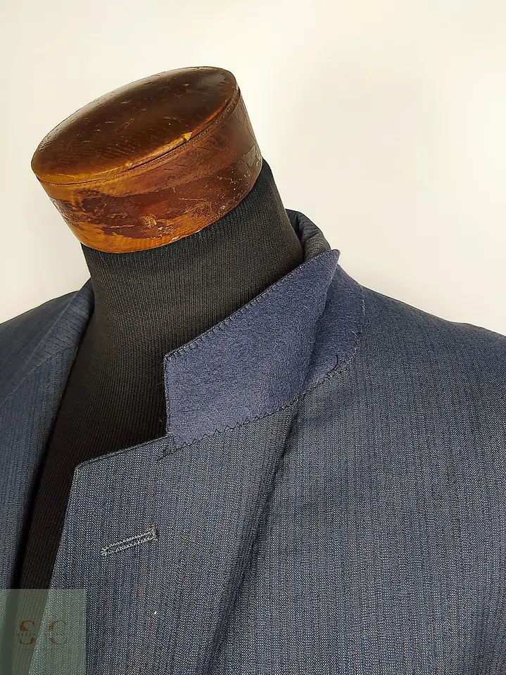 Christian Dior Monsieur – Blazer azul acero vintage premium | Paris–New York | Talla M 4