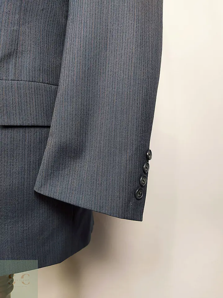 Christian Dior Monsieur – Blazer azul acero vintage premium | Paris–New York | Talla M 5
