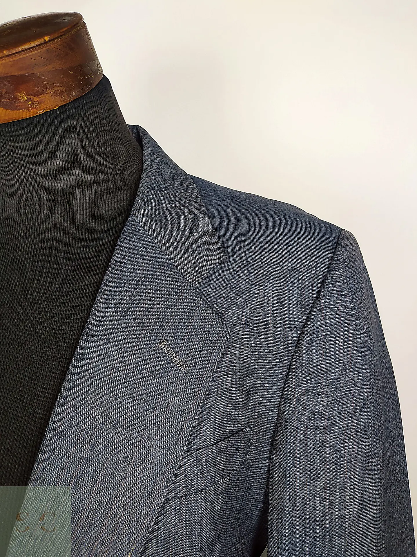 Christian Dior Monsieur – Blazer azul acero vintage premium | Paris–New York | Talla M 9