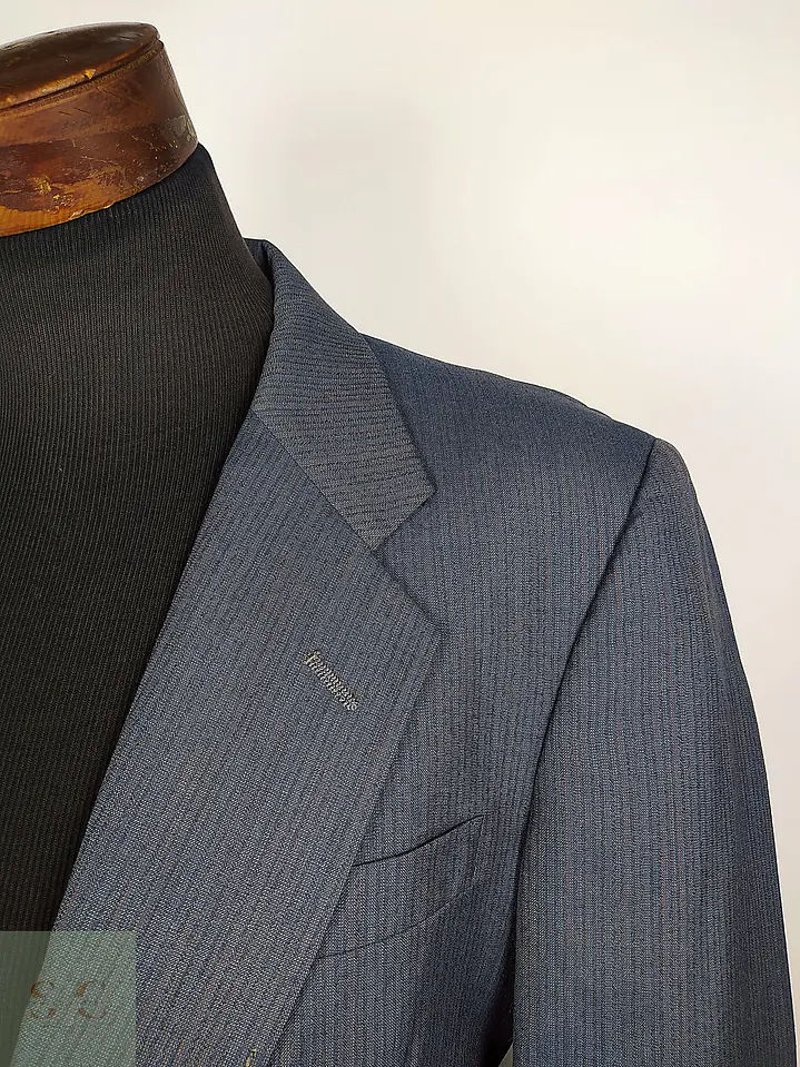 Christian Dior Monsieur – Blazer azul acero vintage premium | Paris–New York | Talla M 9
