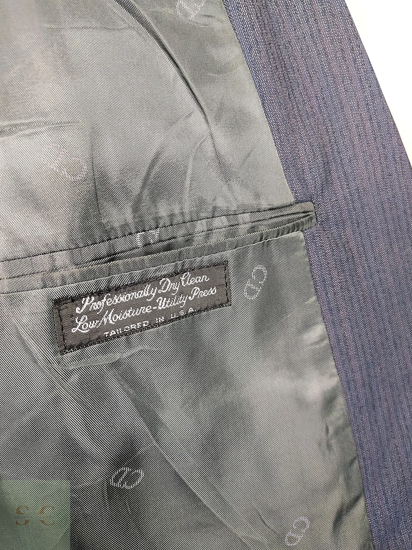 Christian Dior Monsieur – Blazer azul acero vintage premium | Paris–New York | Talla M 14